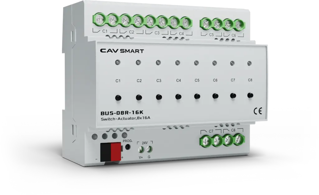 KNX 8路16A开关模块