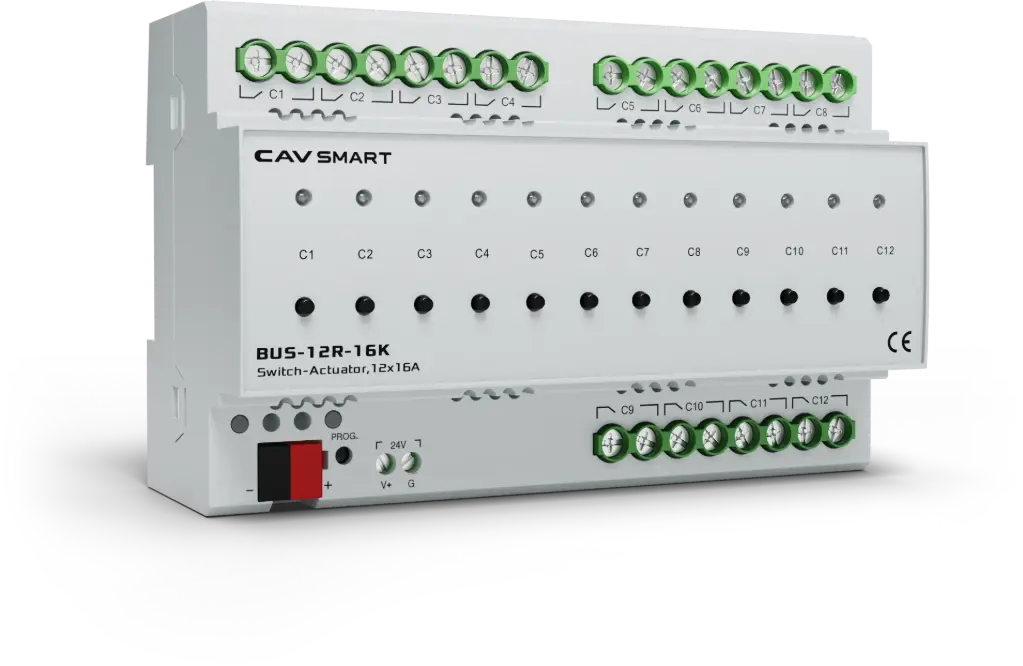 KNX 12路16A开关模块