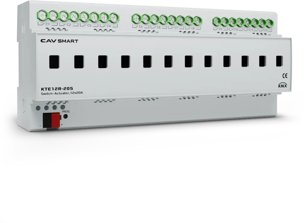 KNX 12路20A开关模块